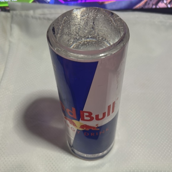 Large Glass Red Bull Display Piece Energy Drink Rare Promo F1 - Picture 3 of 4